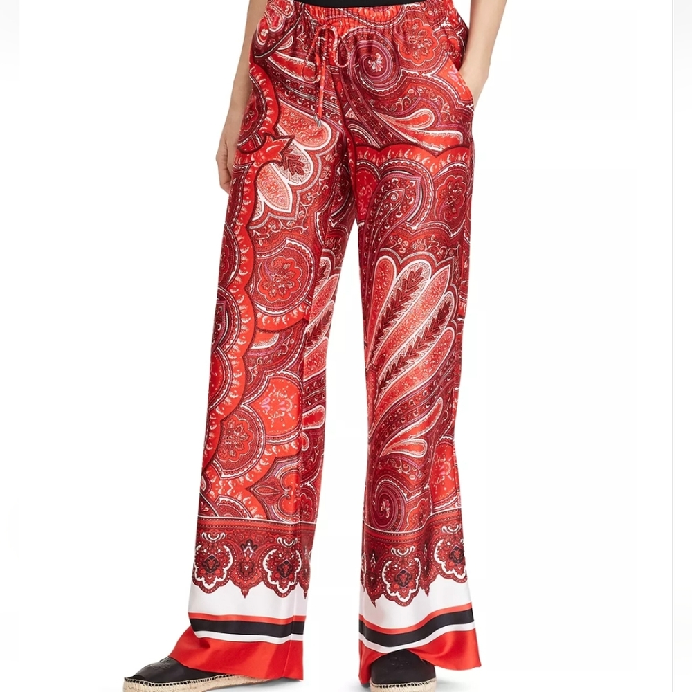 Ralph Lauren Paisley Pants Plus Size